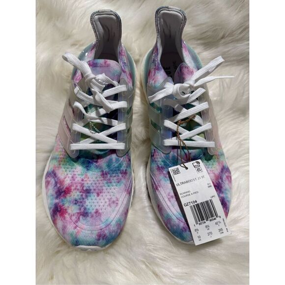 Adidas NWT women ultra boost 21 tie dye running shoes 8 1/2 - Picture 8 of 8